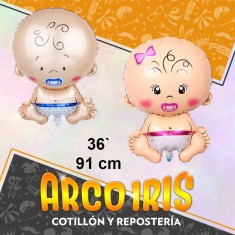 Mylar 36 Bebe/a Metal Xu - 91 Cm Globo Metalizado Papel