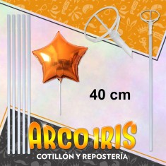 Portaglobo 40 Cm X 50 -esmerilado/color- Porta Mylar