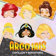 Princesas Antifaz X 10 - Mascara