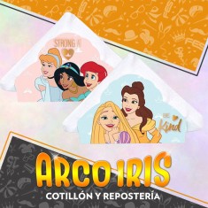 Princesas Servilletero Con 15 Servilletas