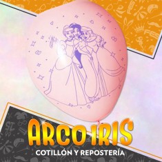 Princesas Globos Latex X 15