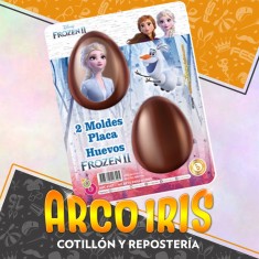 Frozen Placas Huevos N.10 X 2 Moldes - Blister Pascua
