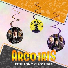 Merlina Colgante Decorativo X 6 - En Espiral