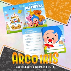 Plim Plim Invitacion X 10