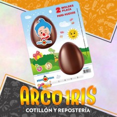 Plim Plim Placas Huevos N.10 X 2 Moldes - Blister Pascua