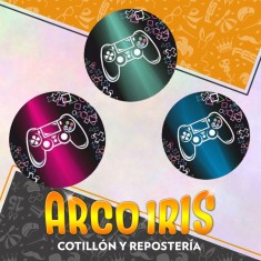 Play Game Stickers X 10