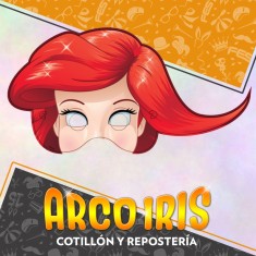 Sirenita Antifaz X 8 - Mascara