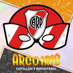 River Antifaz X 10 - Mascara Equipos Futbol