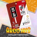 River Placas Paleta X 2 Moldes - Blister Pascua Equipos Futbol