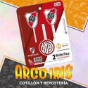 River Placas Chupetin X 2 Moldes - Blister Pascua Equipos Futbol