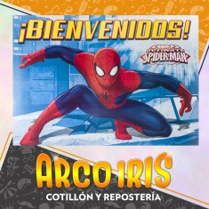 Spiderman Afiche Bienvenidos Xu - Hombre Arana
