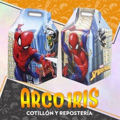 Spiderman Caja Feliz X 6 - Sorpresa Grande Hombre Arana