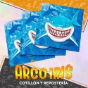 Tiburon Servilleta X 12 - Impresion Metal Party Store