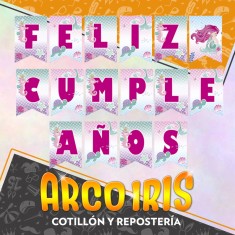 Sirenita Gm Banderin Triangular Xu