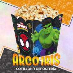 Spidey Pochoclera X 6 - Marvel Spidey