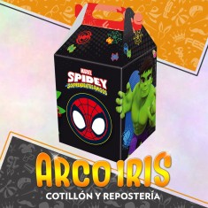 Spidey Caja Feliz X 6 - Sorpresa Grande Marvel Spidey
