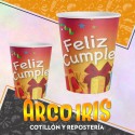 Vaso Feliz Cumple 8 Onzas X 8 - Polipapel Festcopack