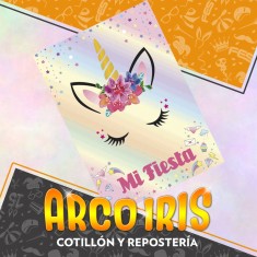 Unicornio Dreams Invitacion X 10 - Gm