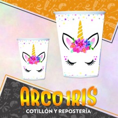 Unicornio Dreams Vaso X 10 - Gm Arco Iris