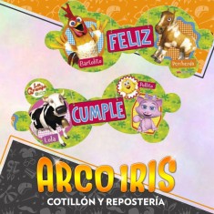 Zenon Banderin Feliz Cumpleanos Xu - Articulado Granja