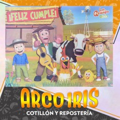 Zenon Afiche Feliz Cumple/felicidades Xu - Granja