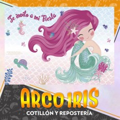 Sirenita Gm Invitacion X 10