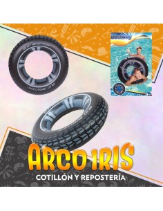 Flota Salva Vidas Rueda 91 Cm Xu - Bestway Inflable Premium Verano