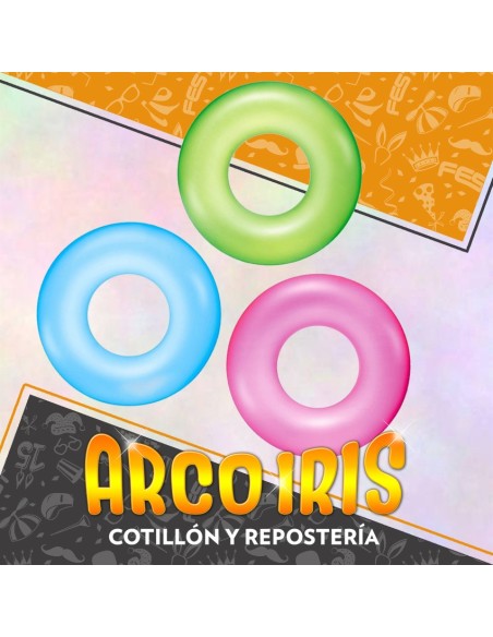 Flota Salva Vidas Neon Chico 51 Cm Xu Verde/celeste/rosa - Bestway Inflable Premium Verano