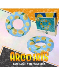 Flota Salva Vidas Limon Perfumado 1.19 Mt Xu - Bestway Inflable Premium Verano