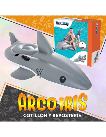Flota Tiburon 254 X 122 Cm Xu - Bestway Inflable Premium Verano