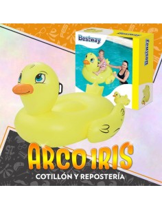 Flota Pato Chico 135 X 95 Cm Xu - Bestway Inflable Premium Verano