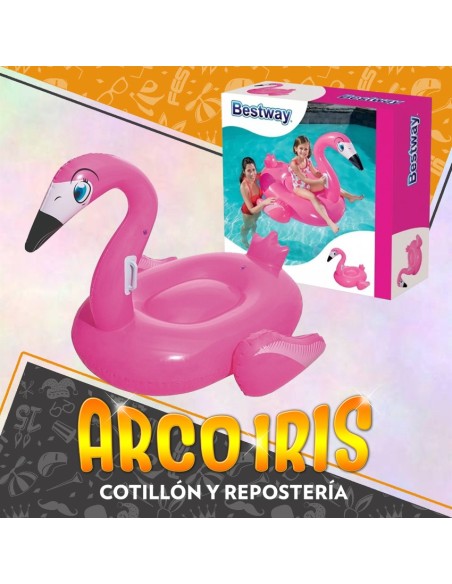Flota Flamenco Chico 135 X 119 Cm Xu - Promocion Hasta Agotar Stock - Bestway Inflable Premium Verano