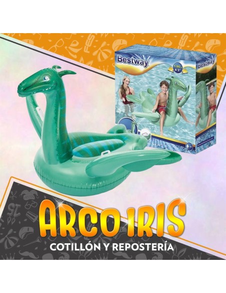 Flota Dinosaurio 145 X 190 Cm Xu - Bestway Inflable Premium Verano