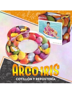 Flota Salva Vidas Candy 117 Cm Xu - Asiento Bestway Inflable Premium Verano