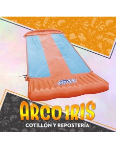 Pista Deslizante Triple Con Tobogan 5 49 M X 160 Cm Xu - Inflable Premium Verano Bestway