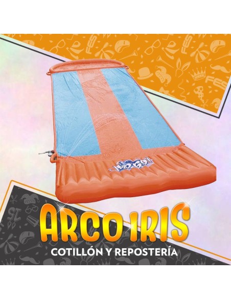 Pista Deslizante Triple Con Tobogan 5 49 M X 160 Cm Xu - Inflable Premium Verano Bestway