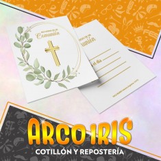 Comunion Estampa Green X 10 - Gold Mundo