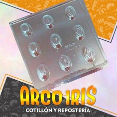 Placas Bombones Ovalados X 6 - Gape