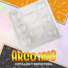 Placas Bombones Corazon X 6 - Valentin Gape