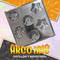 Placas Bombones Flor X 4 - Gape