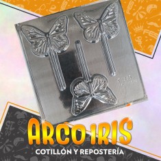 Placas Chupetin Mariposa X 4 - Gape