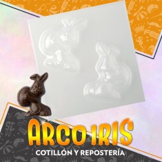 Placas Figura Conejo Con Huevo N.8 X 10 - Pascua Gape