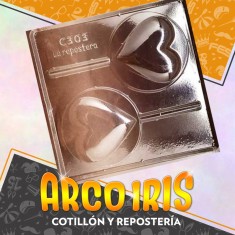 Placas Paleta Corazon X 6 - Valentin Gape