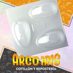 Placas Pascua Huevo N.8 X 10 - Pascua Gape