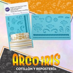 Silicona Molde Para Fondant Y Pasta De Goma - Perlas Flores Promo Precio Al 50 % Wilton