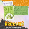 Silicona Molde Para Fondant Y Pasta De Goma - Hojas-mariposa Promo Precio Al 50 % Wilton