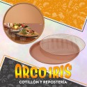 Pizzera Ceramica 2 Pieza 40 Cm - Promo Rejilla Portions Antiaderente Precio Al 50 % Wilton