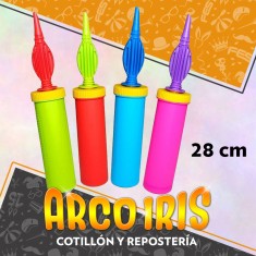 Inflaglobo 28 Cm Tricolor Premium Doble Accion Party Store