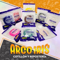 Nicron Color X 250 Gr +10-5% Oferta Caja X 40 Porcelana Fria Promo Por Cantidad Rosa-roja-marron-verde-amarillo-azul-negro-pi