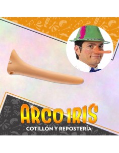 Nariz Mentiroso Latex Xu - Pinocho Party Store